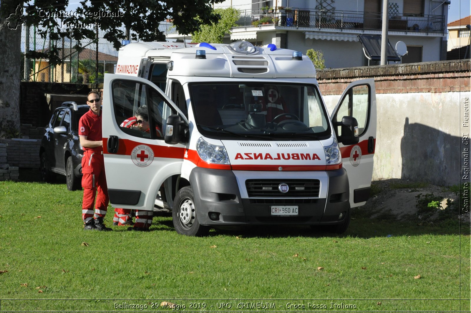 Bellinzago 29 Maggio 2019 - UPO  CRIMEDIM - Croce Rossa Italiana - Comitato Regionale del Piemonte