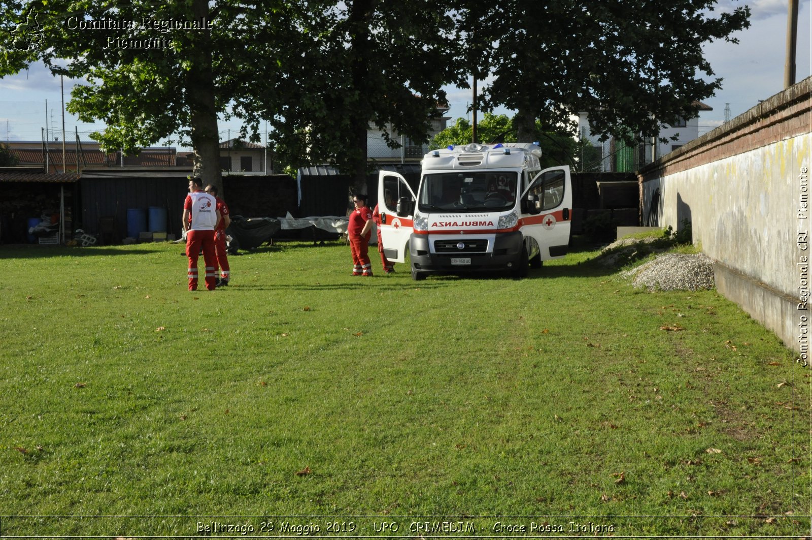 Bellinzago 29 Maggio 2019 - UPO  CRIMEDIM - Croce Rossa Italiana - Comitato Regionale del Piemonte