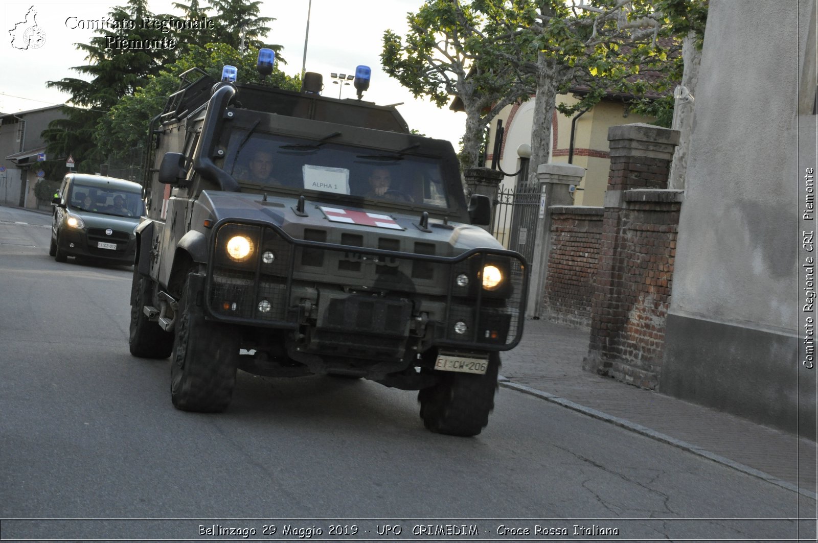 Bellinzago 29 Maggio 2019 - UPO  CRIMEDIM - Croce Rossa Italiana - Comitato Regionale del Piemonte