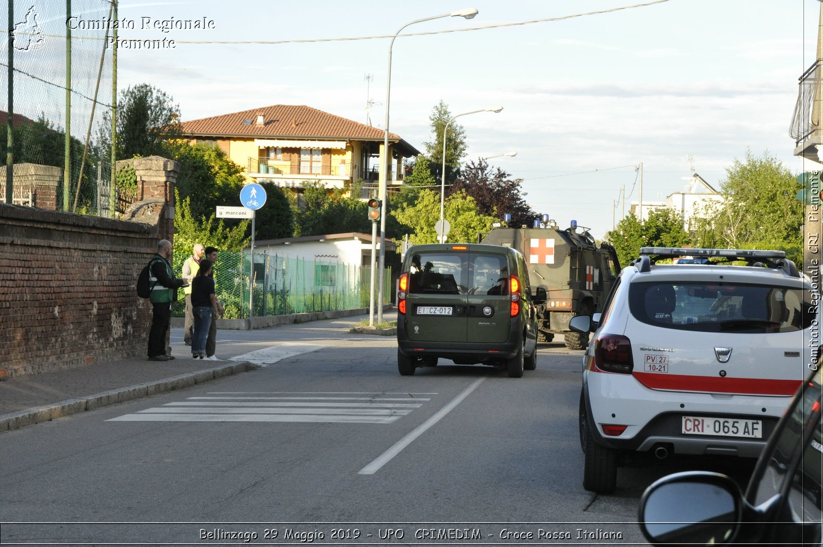 Bellinzago 29 Maggio 2019 - UPO  CRIMEDIM - Croce Rossa Italiana - Comitato Regionale del Piemonte