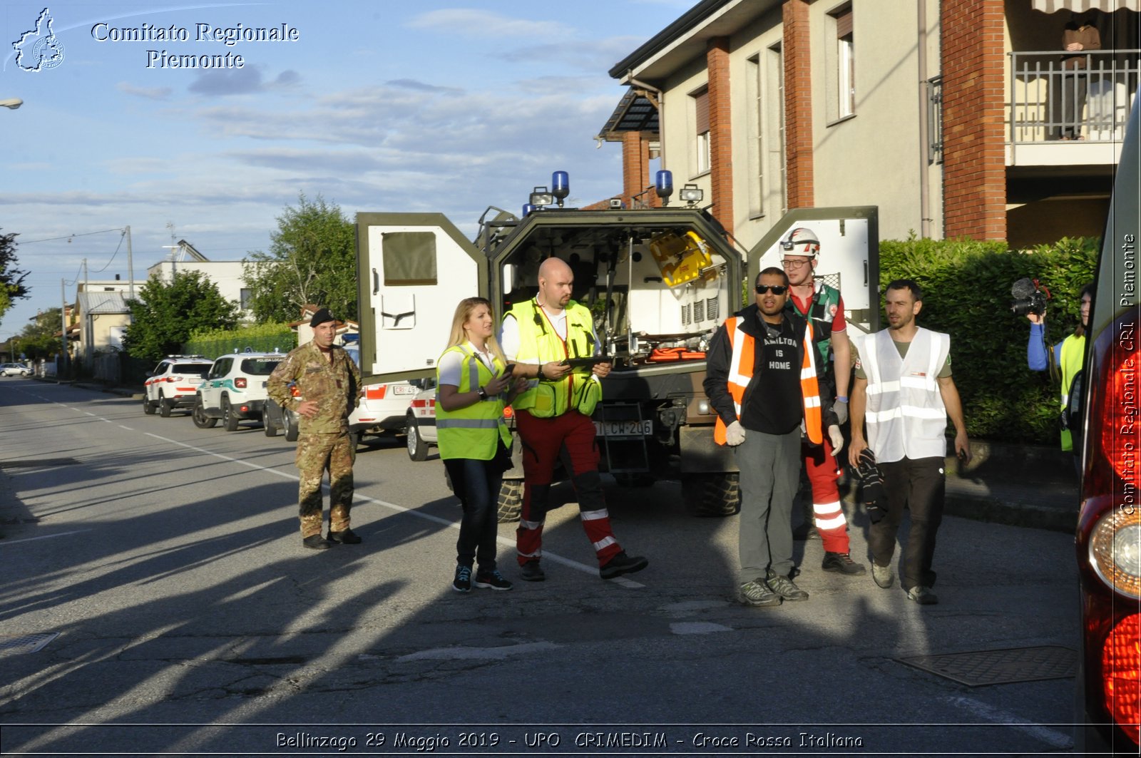 Bellinzago 29 Maggio 2019 - UPO  CRIMEDIM - Croce Rossa Italiana - Comitato Regionale del Piemonte