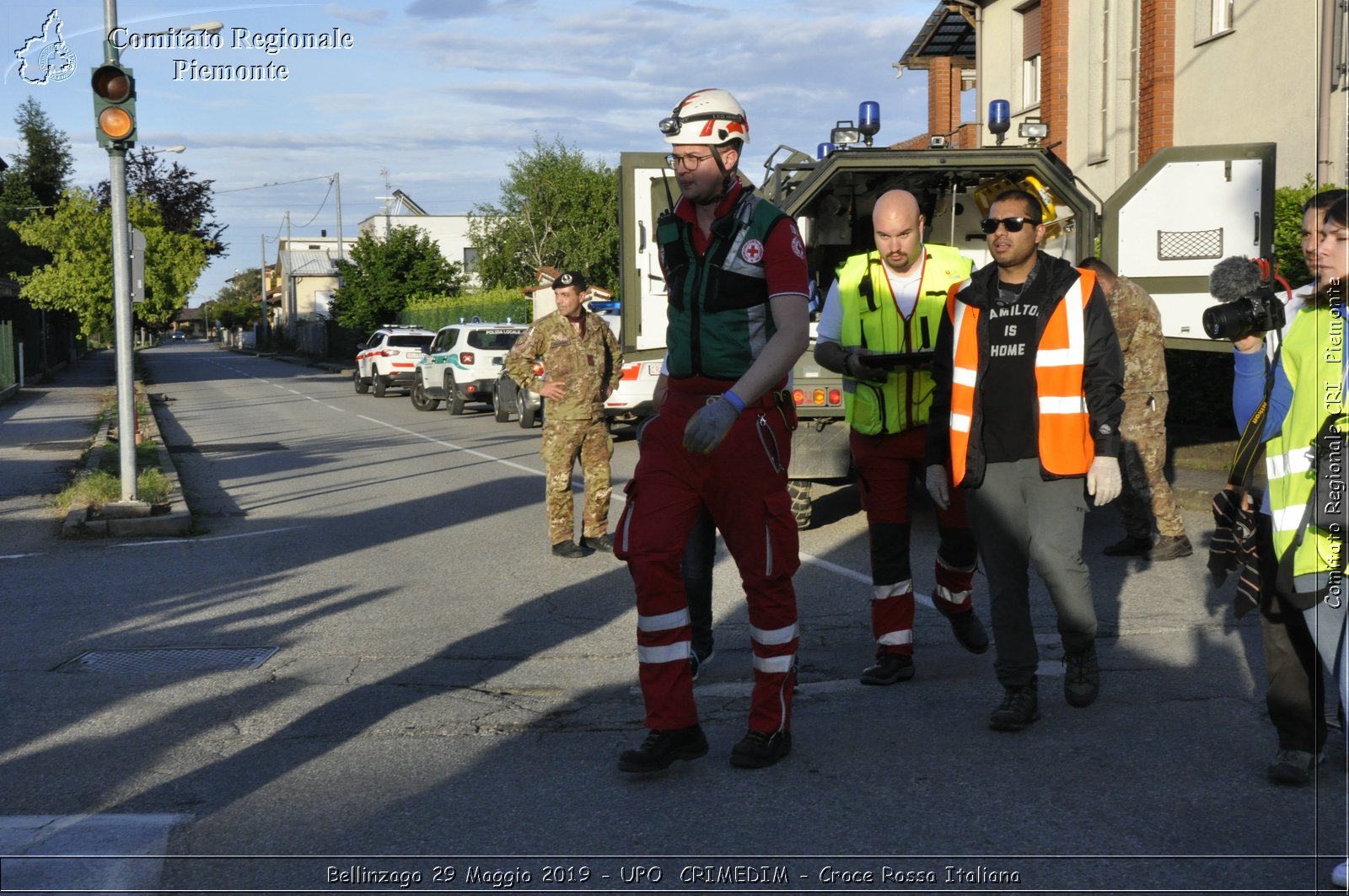 Bellinzago 29 Maggio 2019 - UPO  CRIMEDIM - Croce Rossa Italiana - Comitato Regionale del Piemonte