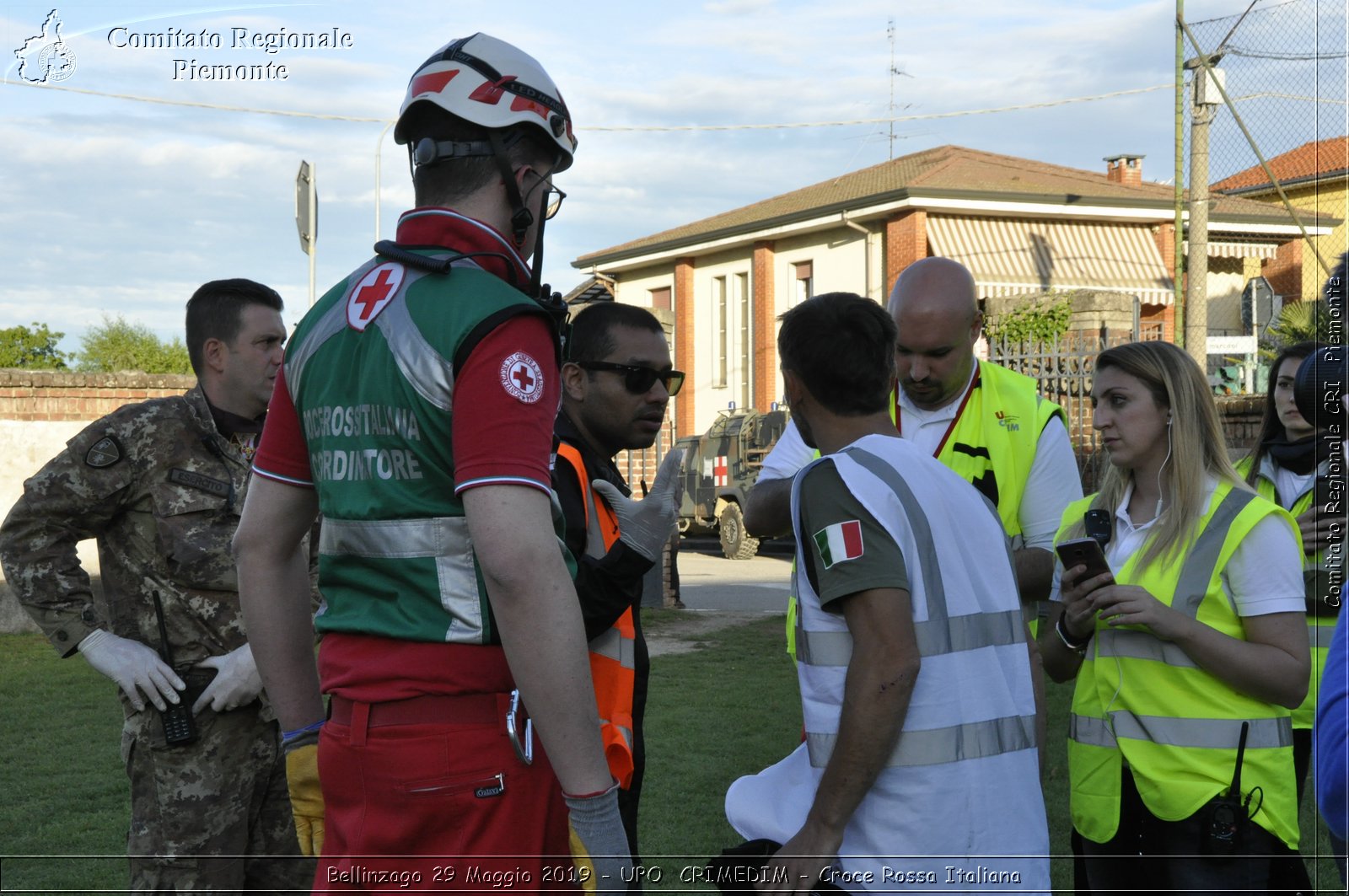 Bellinzago 29 Maggio 2019 - UPO  CRIMEDIM - Croce Rossa Italiana - Comitato Regionale del Piemonte