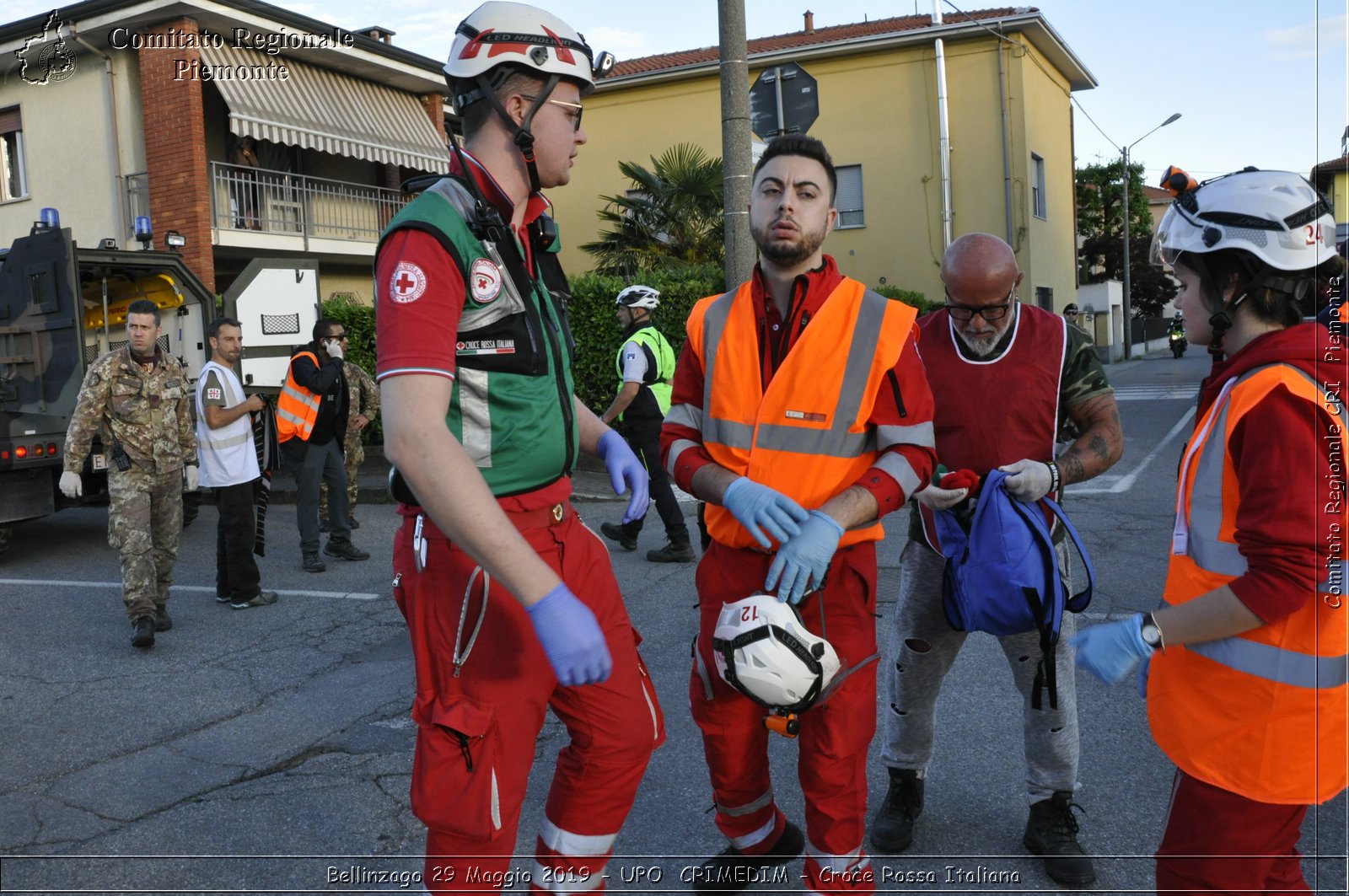 Bellinzago 29 Maggio 2019 - UPO  CRIMEDIM - Croce Rossa Italiana - Comitato Regionale del Piemonte