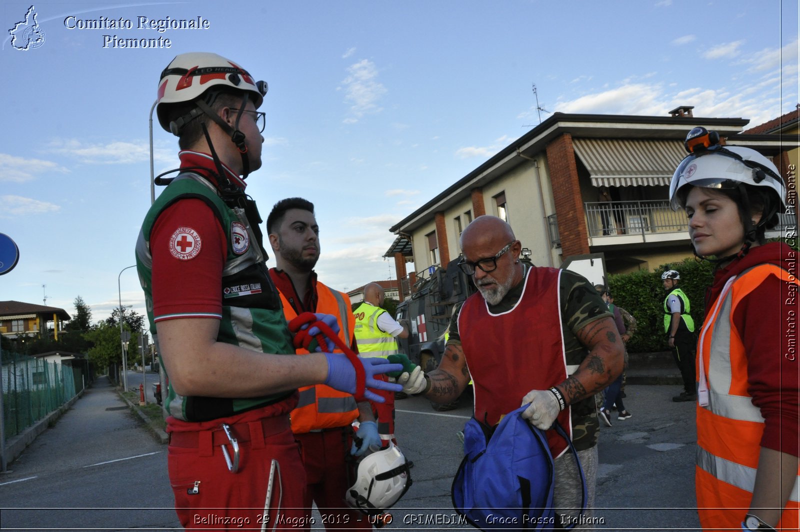 Bellinzago 29 Maggio 2019 - UPO  CRIMEDIM - Croce Rossa Italiana - Comitato Regionale del Piemonte