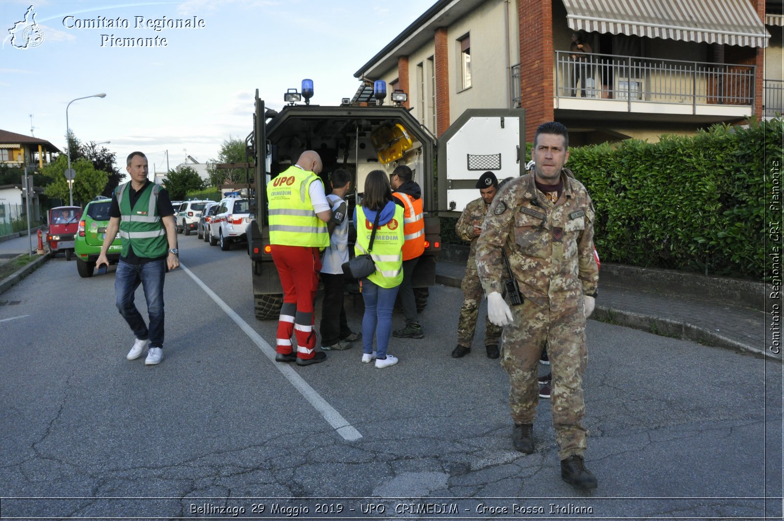 Bellinzago 29 Maggio 2019 - UPO  CRIMEDIM - Croce Rossa Italiana - Comitato Regionale del Piemonte