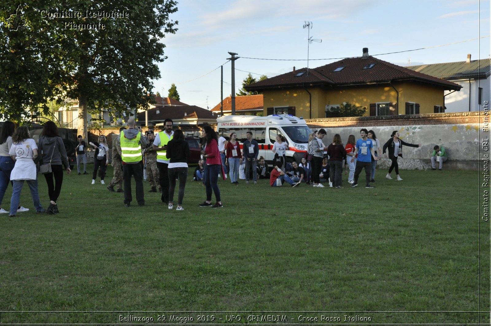 Bellinzago 29 Maggio 2019 - UPO  CRIMEDIM - Croce Rossa Italiana - Comitato Regionale del Piemonte