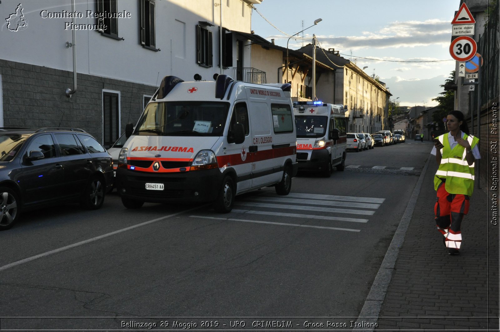 Bellinzago 29 Maggio 2019 - UPO  CRIMEDIM - Croce Rossa Italiana - Comitato Regionale del Piemonte