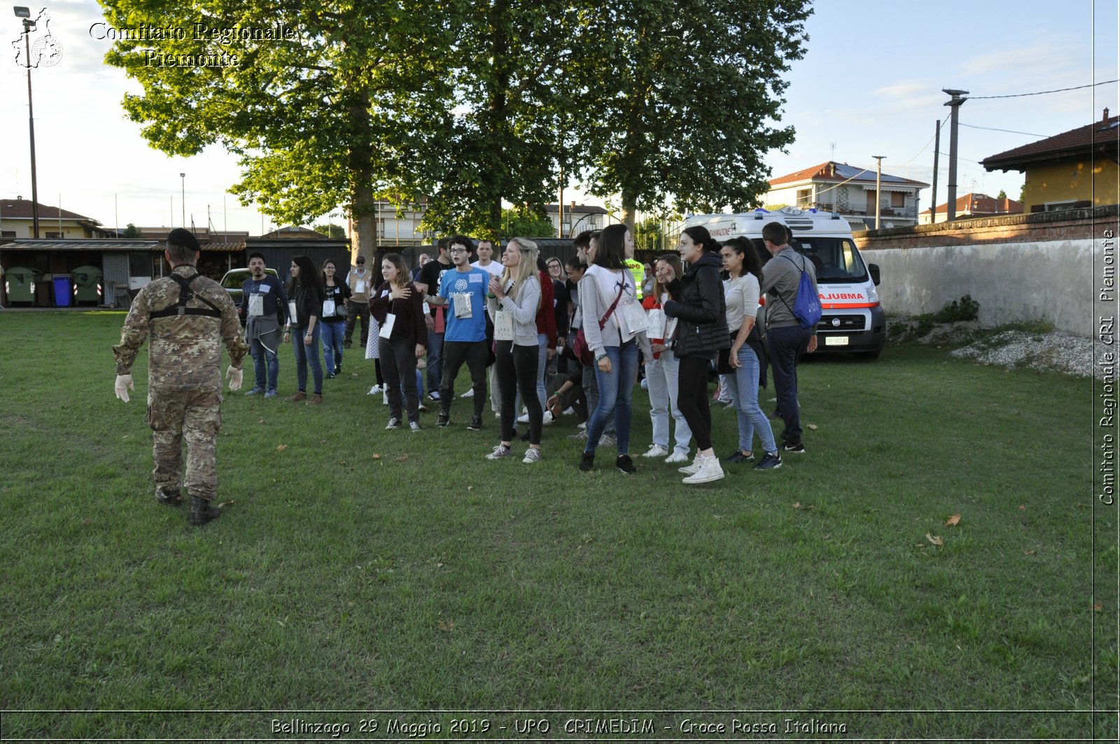 Bellinzago 29 Maggio 2019 - UPO  CRIMEDIM - Croce Rossa Italiana - Comitato Regionale del Piemonte