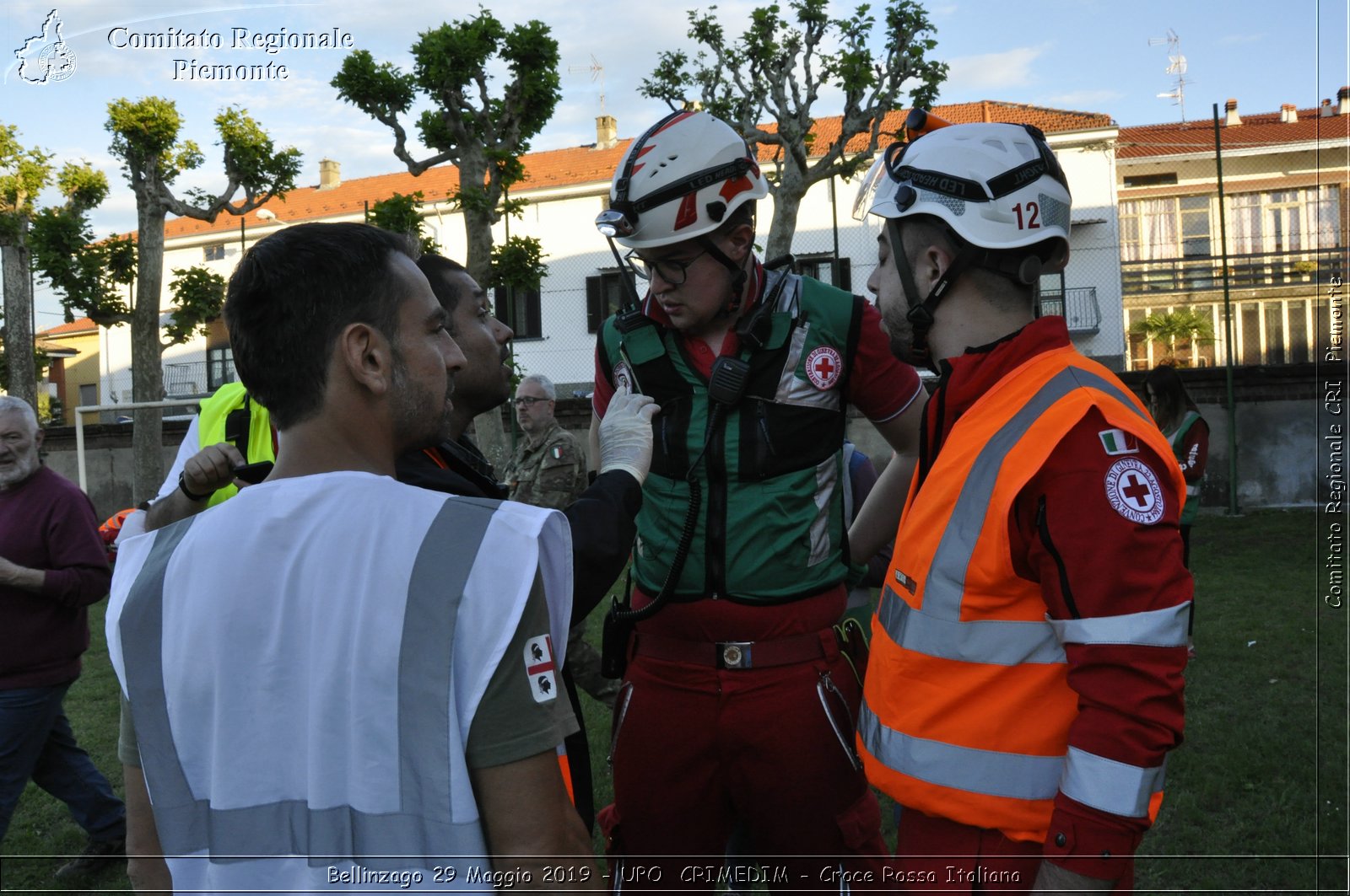 Bellinzago 29 Maggio 2019 - UPO  CRIMEDIM - Croce Rossa Italiana - Comitato Regionale del Piemonte