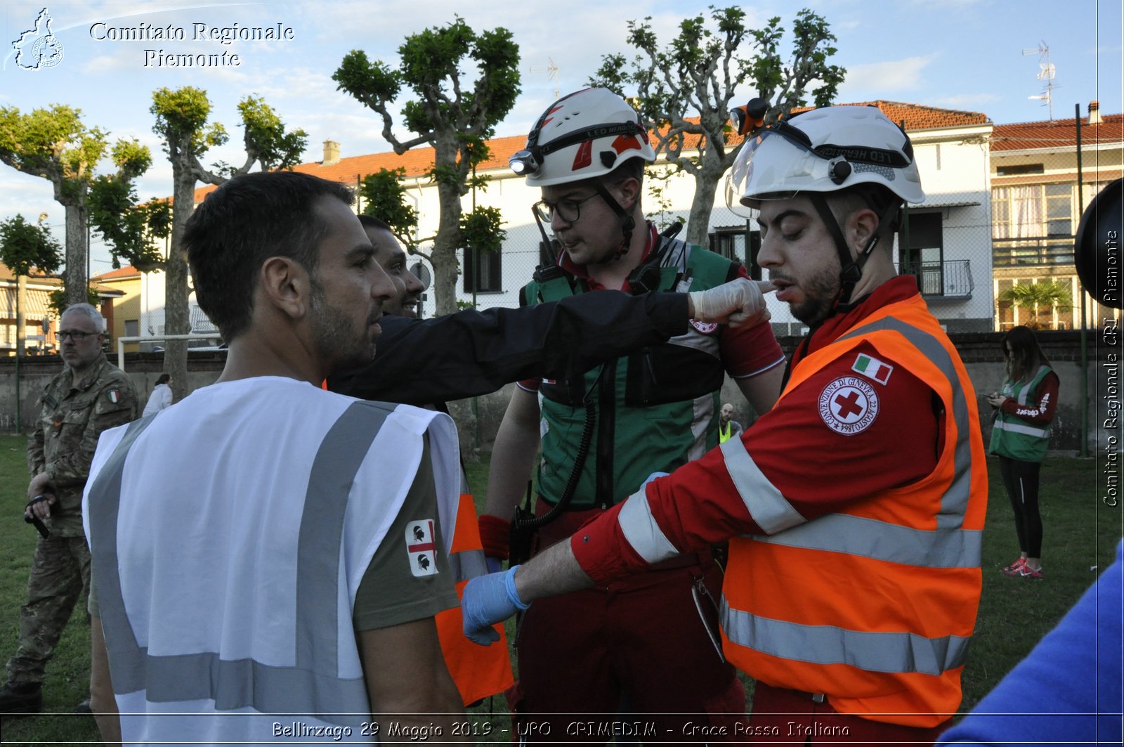 Bellinzago 29 Maggio 2019 - UPO  CRIMEDIM - Croce Rossa Italiana - Comitato Regionale del Piemonte