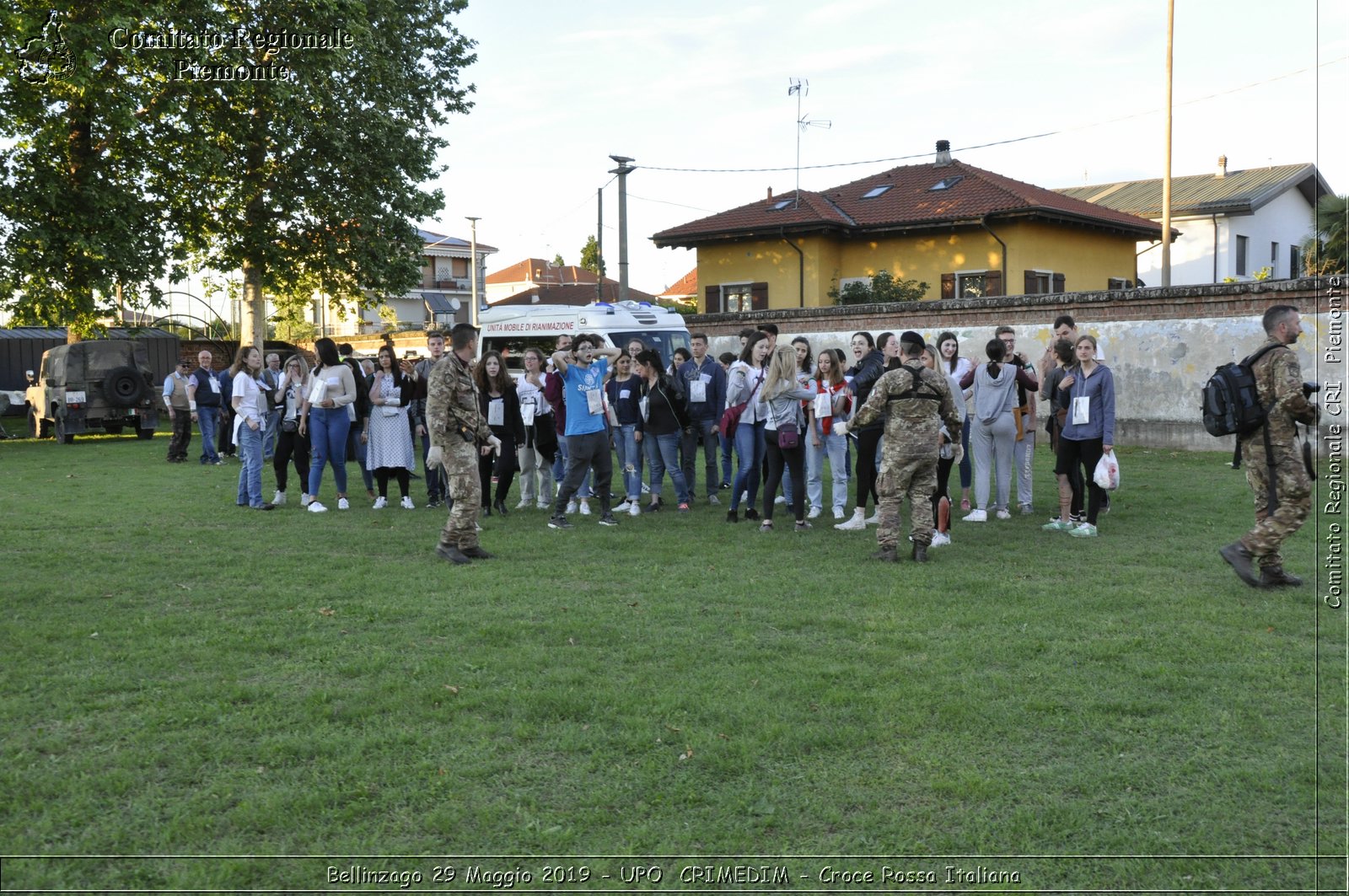 Bellinzago 29 Maggio 2019 - UPO  CRIMEDIM - Croce Rossa Italiana - Comitato Regionale del Piemonte