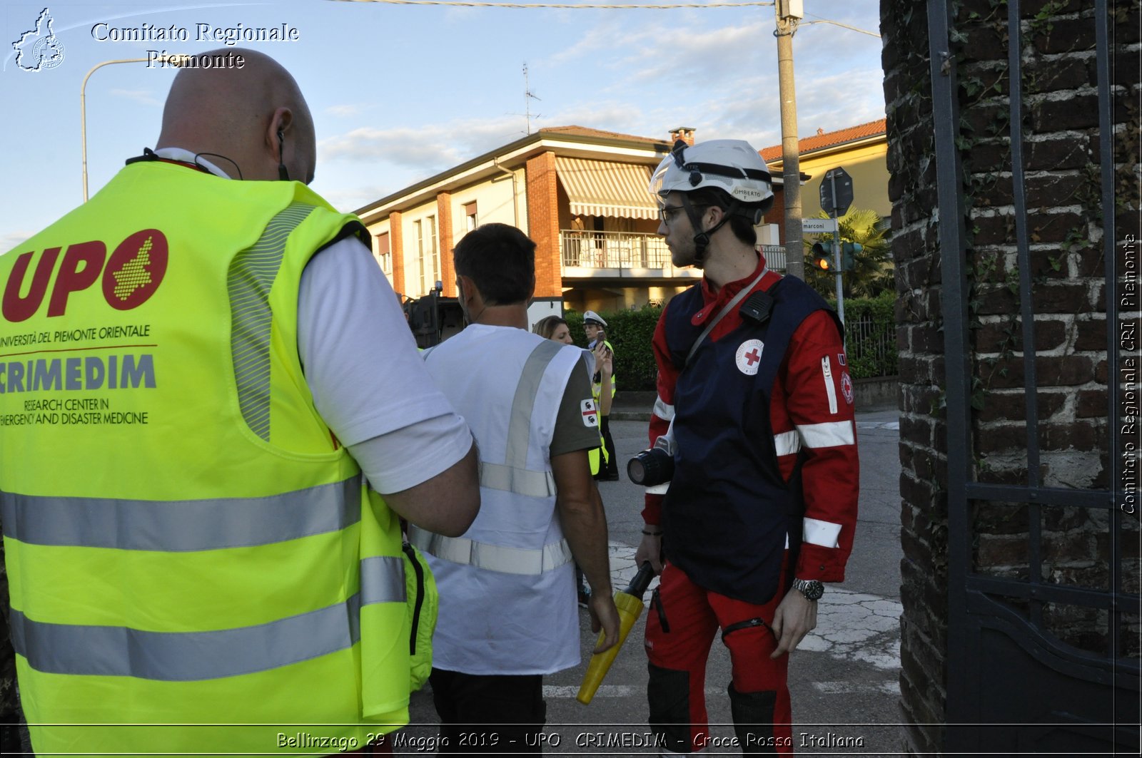 Bellinzago 29 Maggio 2019 - UPO  CRIMEDIM - Croce Rossa Italiana - Comitato Regionale del Piemonte