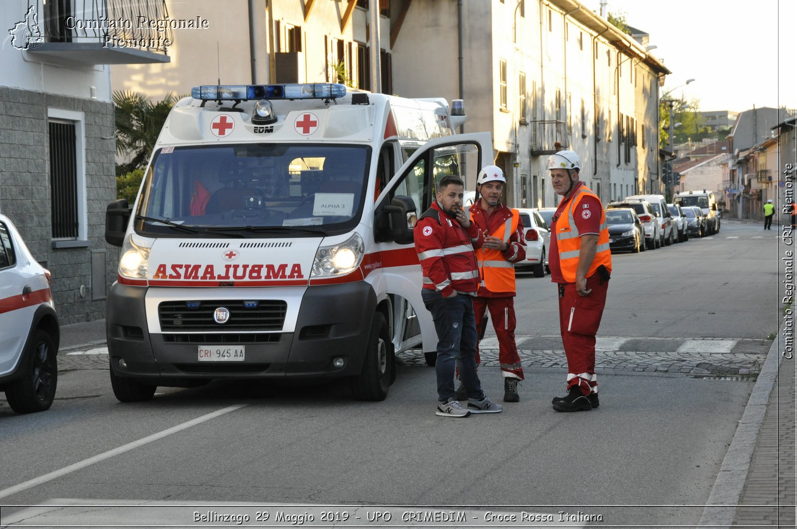 Bellinzago 29 Maggio 2019 - UPO  CRIMEDIM - Croce Rossa Italiana - Comitato Regionale del Piemonte