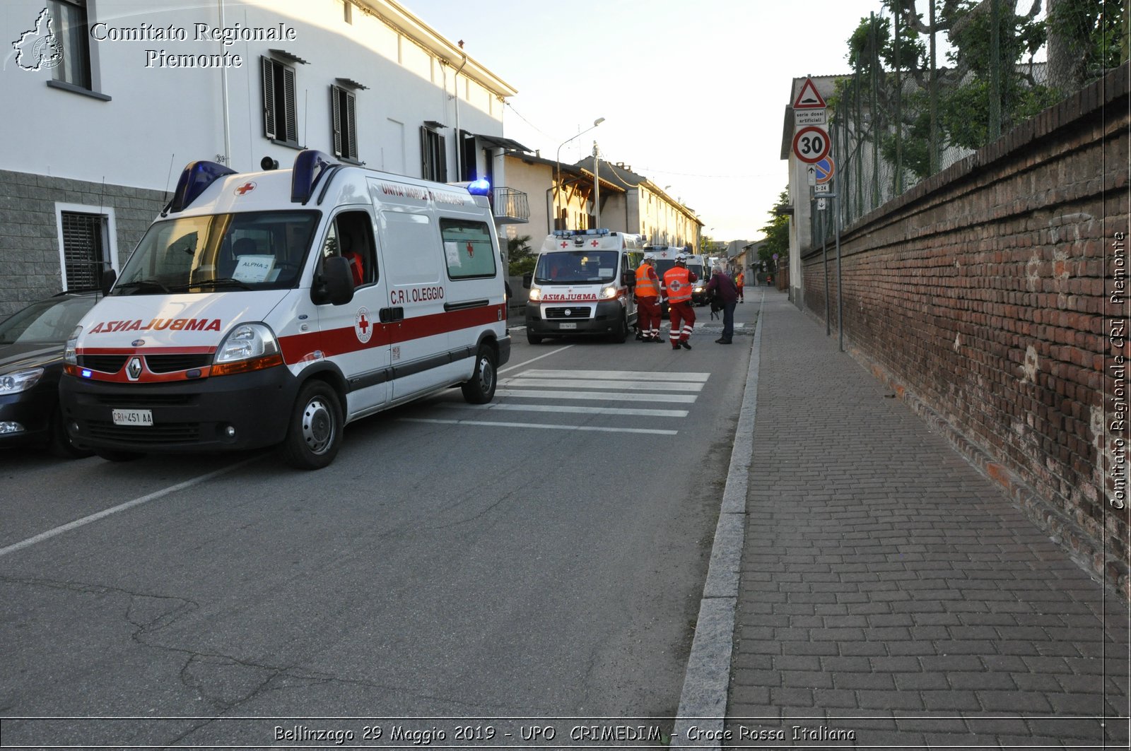 Bellinzago 29 Maggio 2019 - UPO  CRIMEDIM - Croce Rossa Italiana - Comitato Regionale del Piemonte