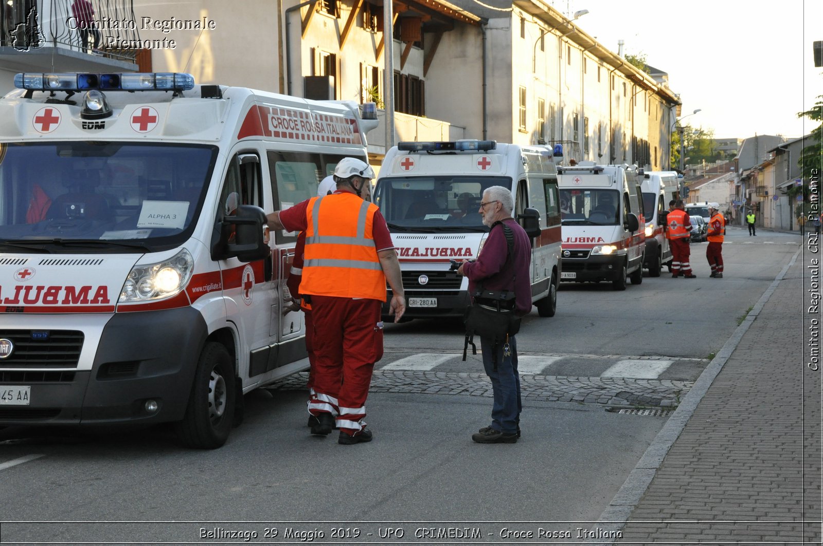 Bellinzago 29 Maggio 2019 - UPO  CRIMEDIM - Croce Rossa Italiana - Comitato Regionale del Piemonte