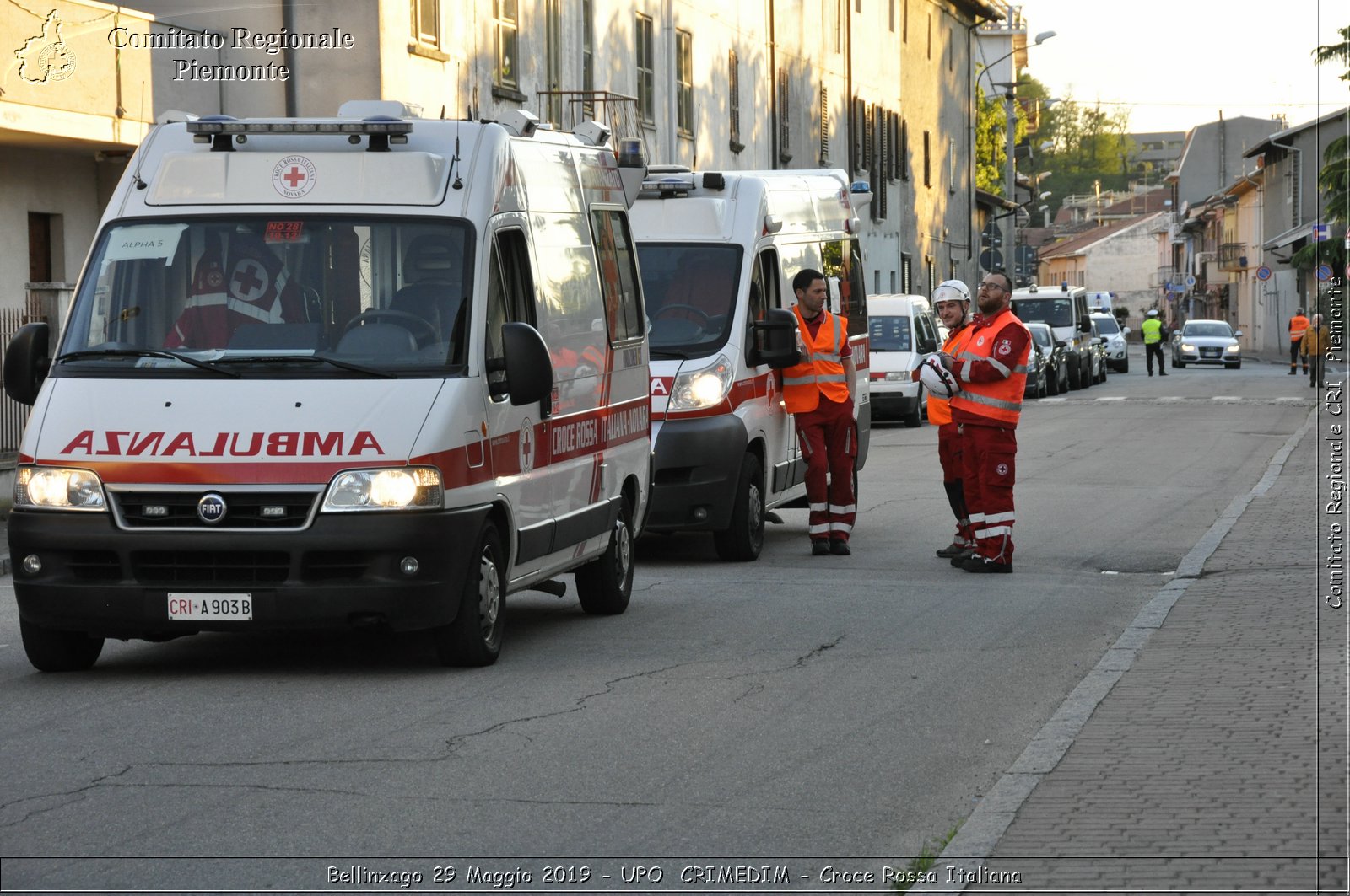 Bellinzago 29 Maggio 2019 - UPO  CRIMEDIM - Croce Rossa Italiana - Comitato Regionale del Piemonte