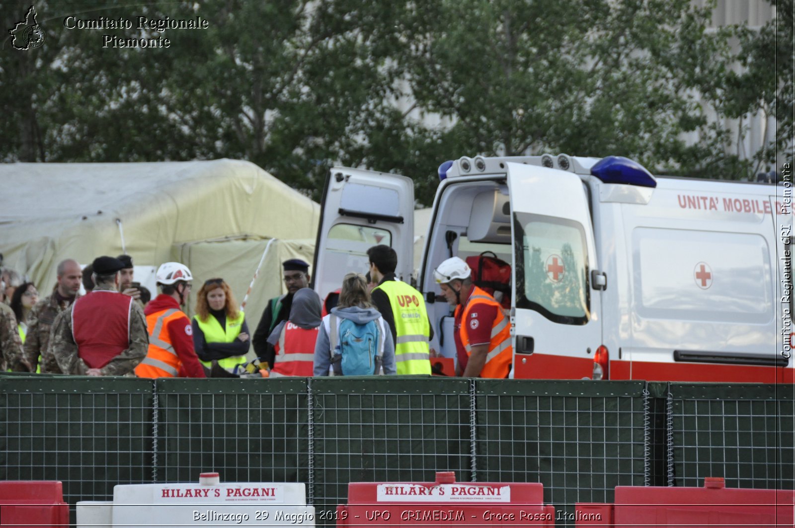 Bellinzago 29 Maggio 2019 - UPO  CRIMEDIM - Croce Rossa Italiana - Comitato Regionale del Piemonte