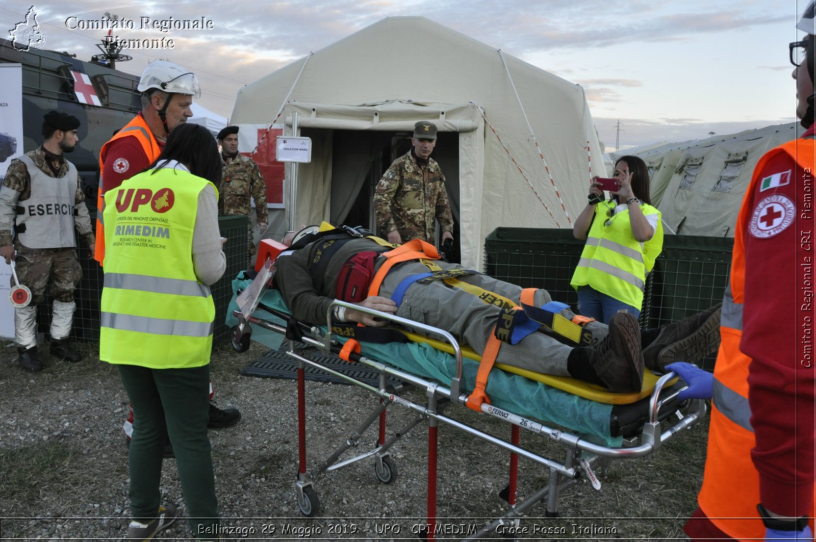 Bellinzago 29 Maggio 2019 - UPO  CRIMEDIM - Croce Rossa Italiana - Comitato Regionale del Piemonte