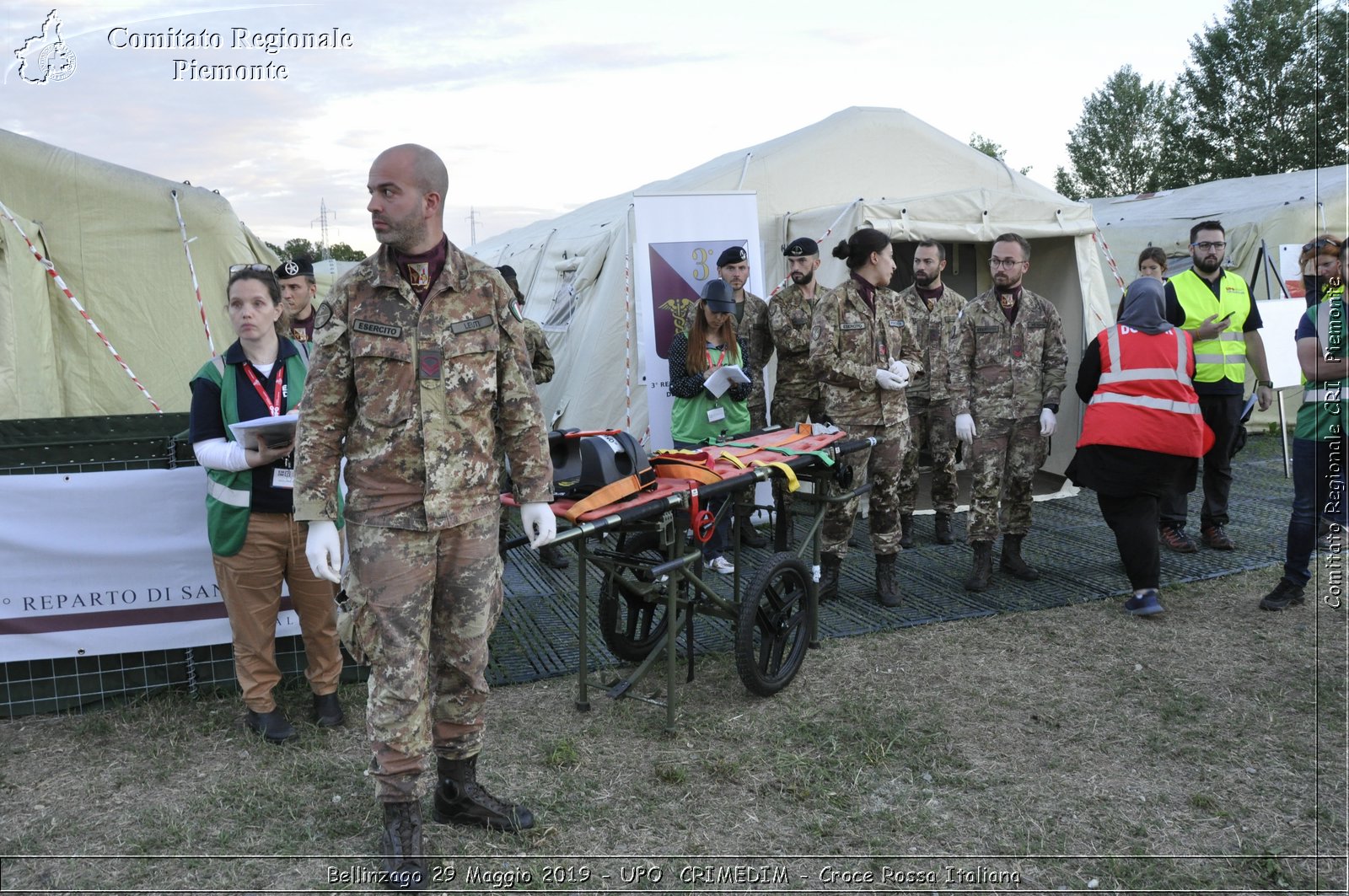 Bellinzago 29 Maggio 2019 - UPO  CRIMEDIM - Croce Rossa Italiana - Comitato Regionale del Piemonte