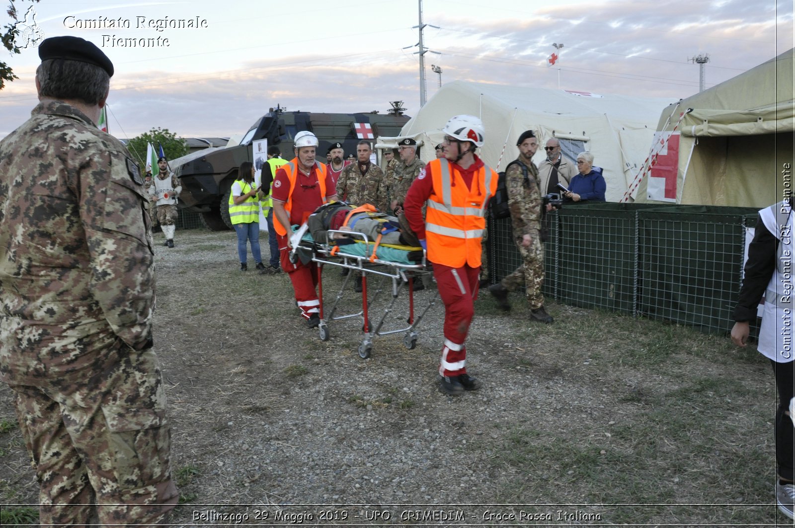 Bellinzago 29 Maggio 2019 - UPO  CRIMEDIM - Croce Rossa Italiana - Comitato Regionale del Piemonte