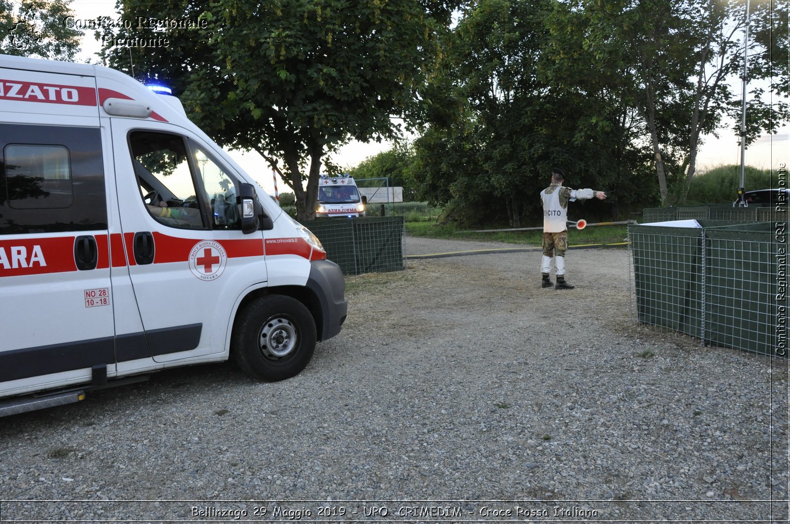 Bellinzago 29 Maggio 2019 - UPO  CRIMEDIM - Croce Rossa Italiana - Comitato Regionale del Piemonte