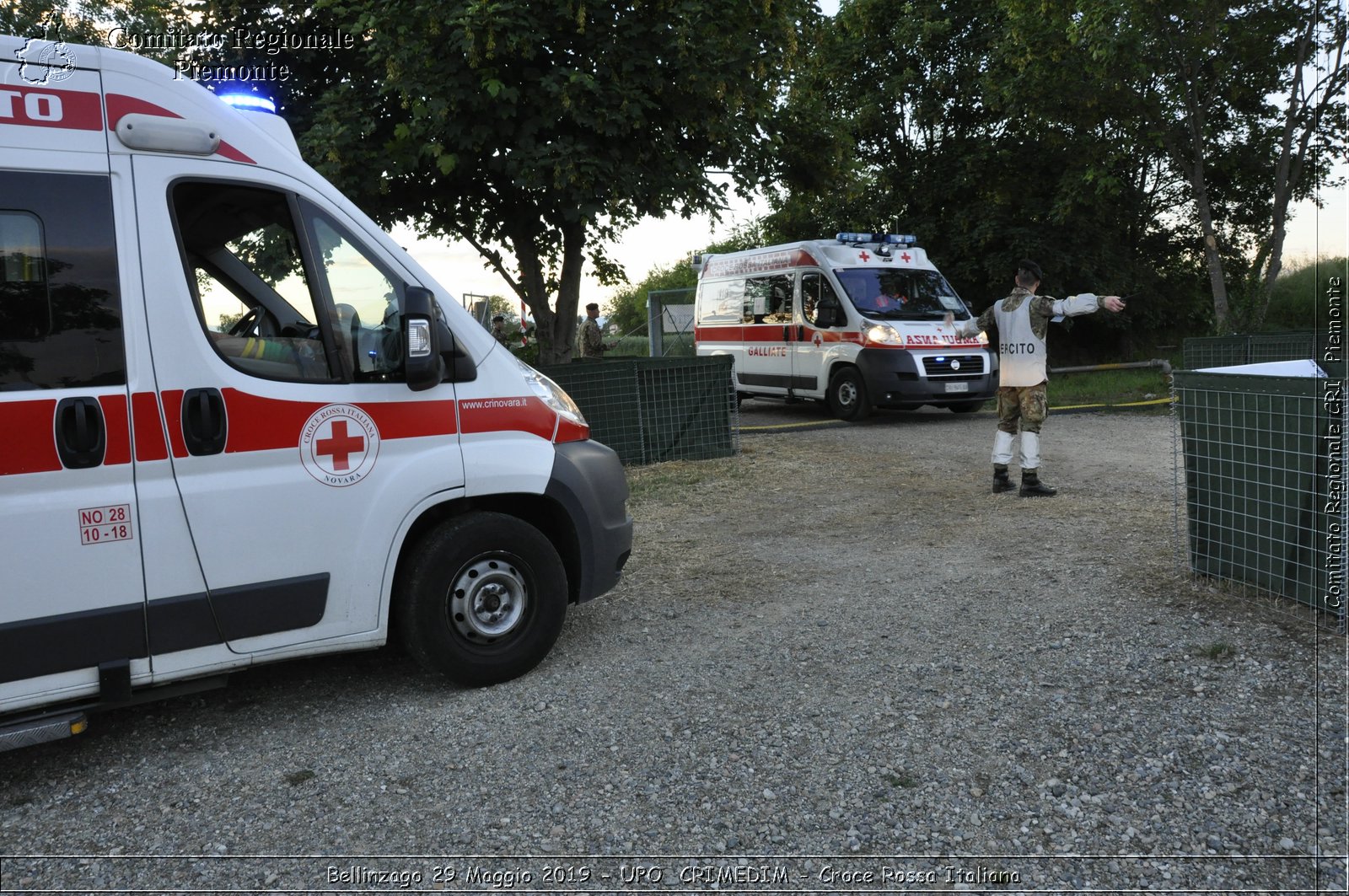 Bellinzago 29 Maggio 2019 - UPO  CRIMEDIM - Croce Rossa Italiana - Comitato Regionale del Piemonte