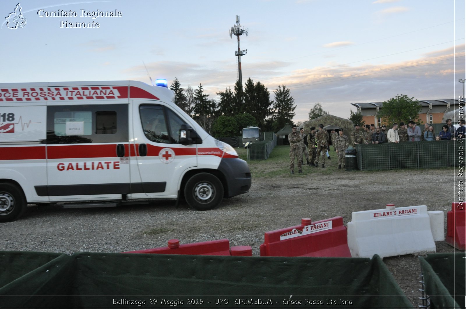 Bellinzago 29 Maggio 2019 - UPO  CRIMEDIM - Croce Rossa Italiana - Comitato Regionale del Piemonte