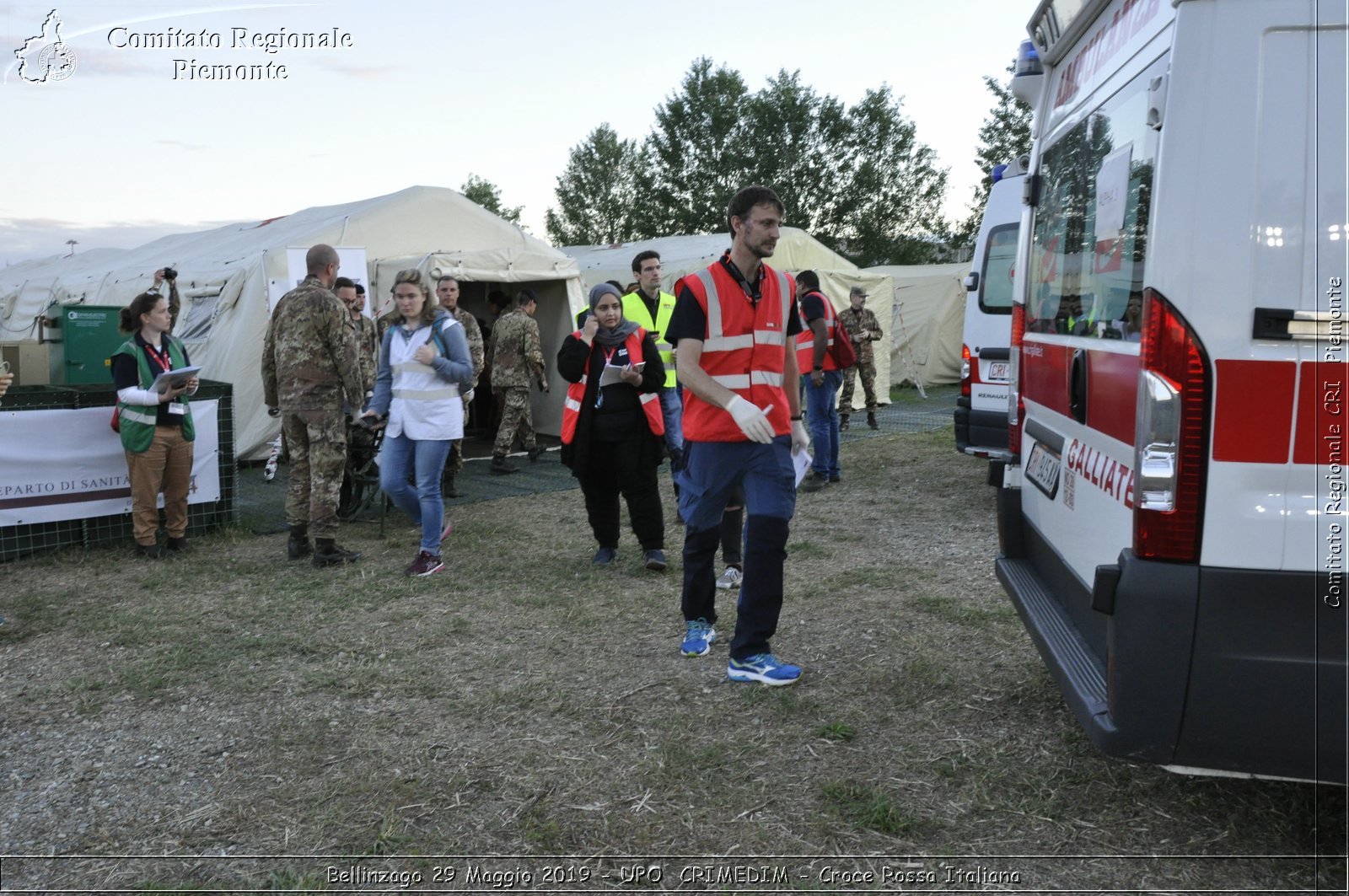 Bellinzago 29 Maggio 2019 - UPO  CRIMEDIM - Croce Rossa Italiana - Comitato Regionale del Piemonte