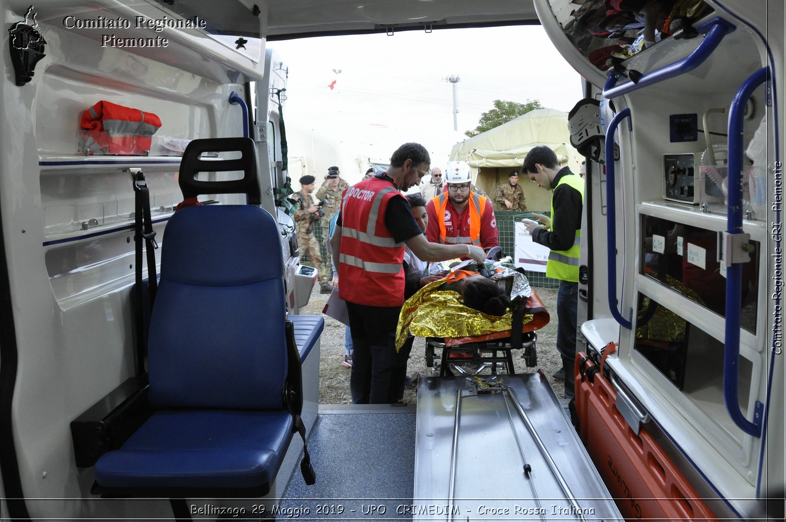 Bellinzago 29 Maggio 2019 - UPO  CRIMEDIM - Croce Rossa Italiana - Comitato Regionale del Piemonte