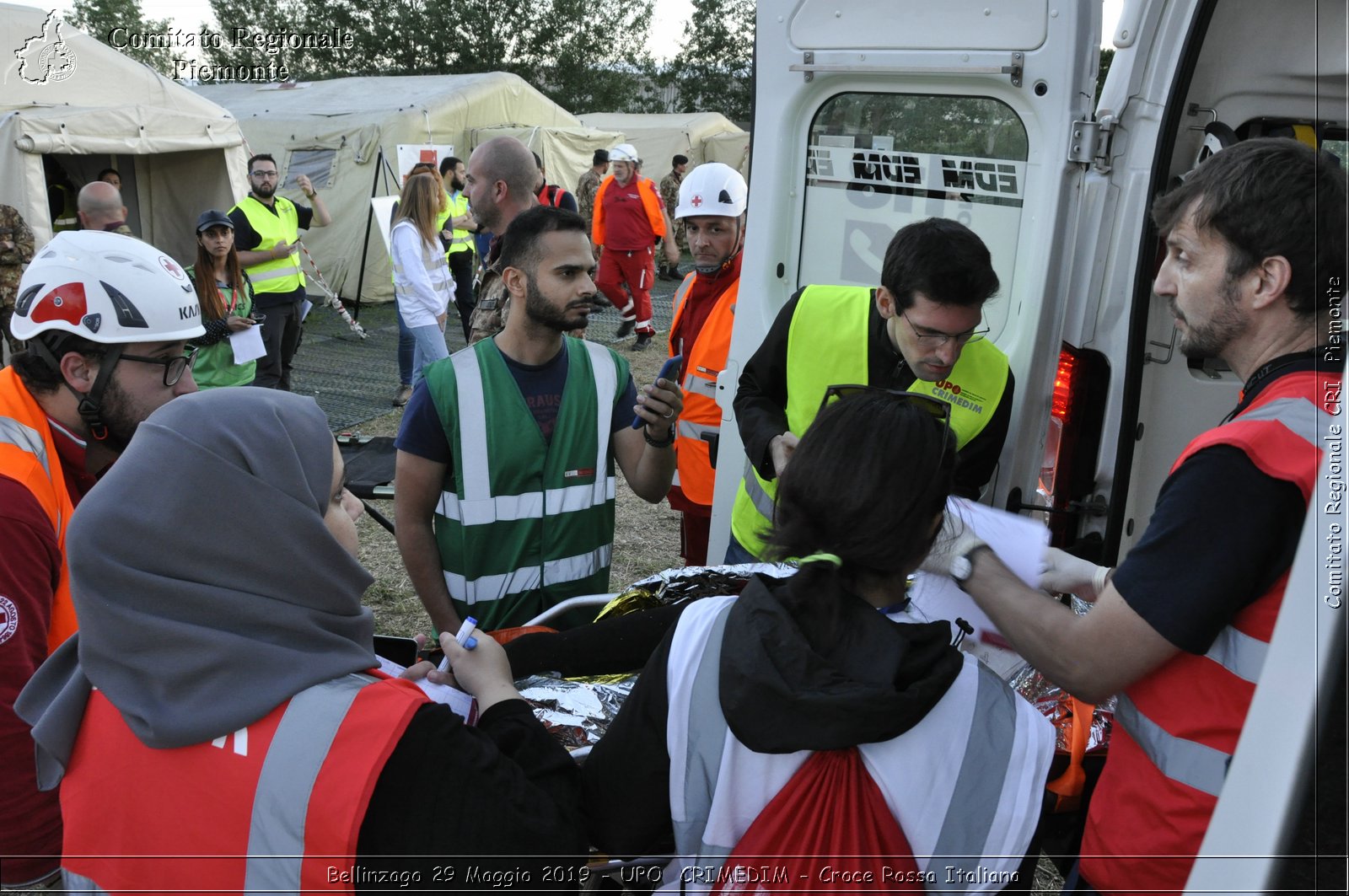 Bellinzago 29 Maggio 2019 - UPO  CRIMEDIM - Croce Rossa Italiana - Comitato Regionale del Piemonte