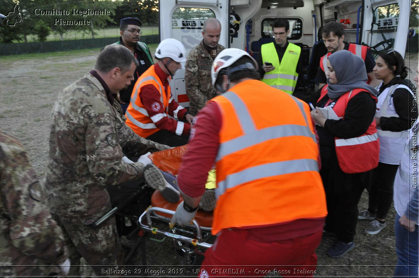 Bellinzago 29 Maggio 2019 - UPO  CRIMEDIM - Croce Rossa Italiana - Comitato Regionale del Piemonte