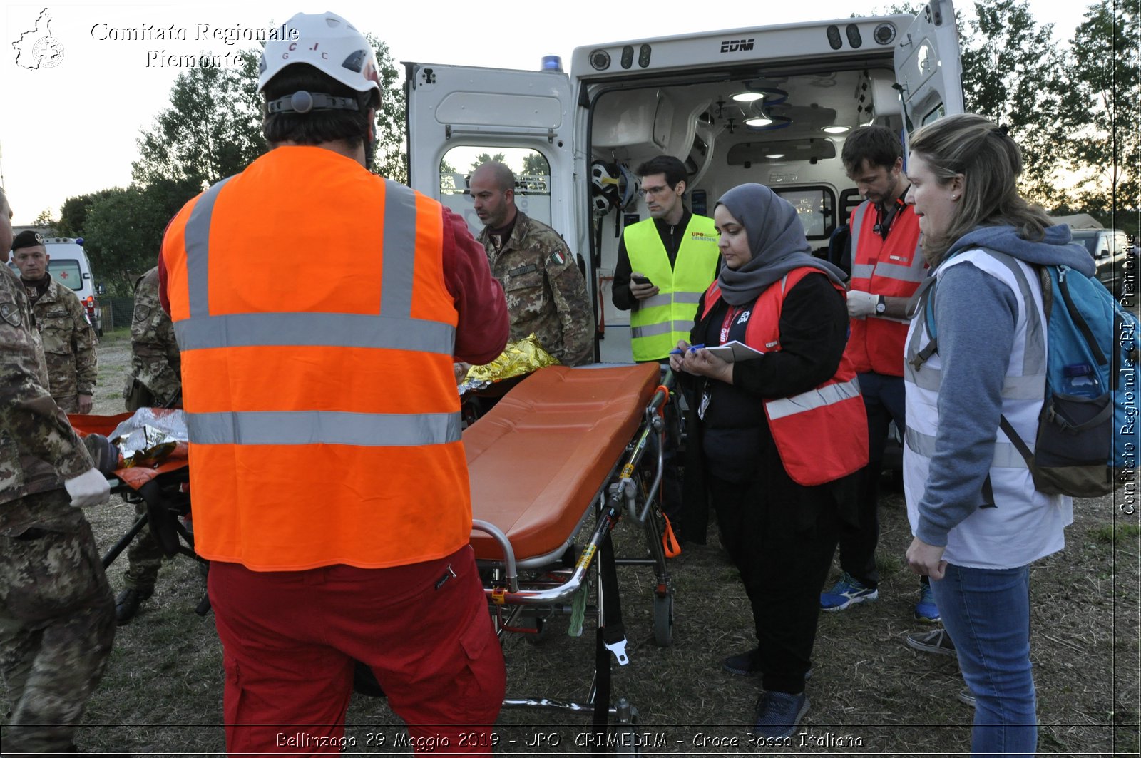 Bellinzago 29 Maggio 2019 - UPO  CRIMEDIM - Croce Rossa Italiana - Comitato Regionale del Piemonte