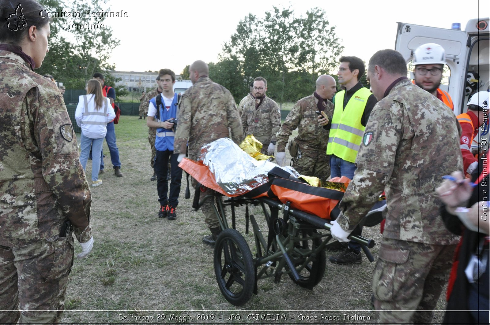 Bellinzago 29 Maggio 2019 - UPO  CRIMEDIM - Croce Rossa Italiana - Comitato Regionale del Piemonte