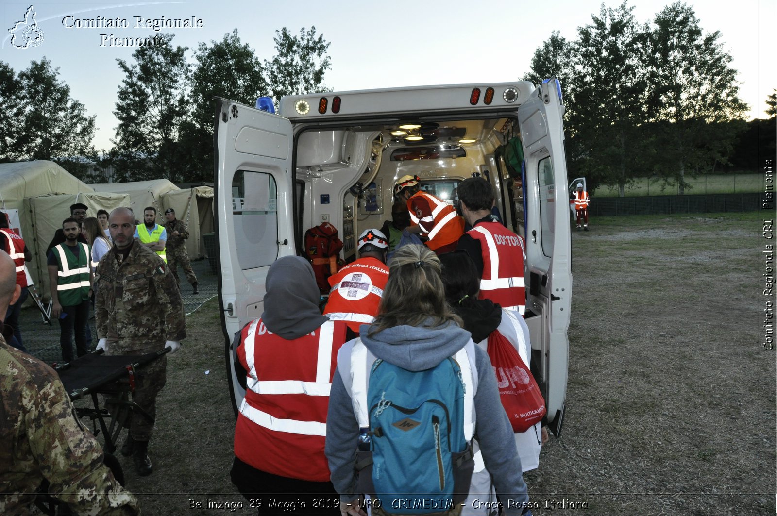 Bellinzago 29 Maggio 2019 - UPO  CRIMEDIM - Croce Rossa Italiana - Comitato Regionale del Piemonte