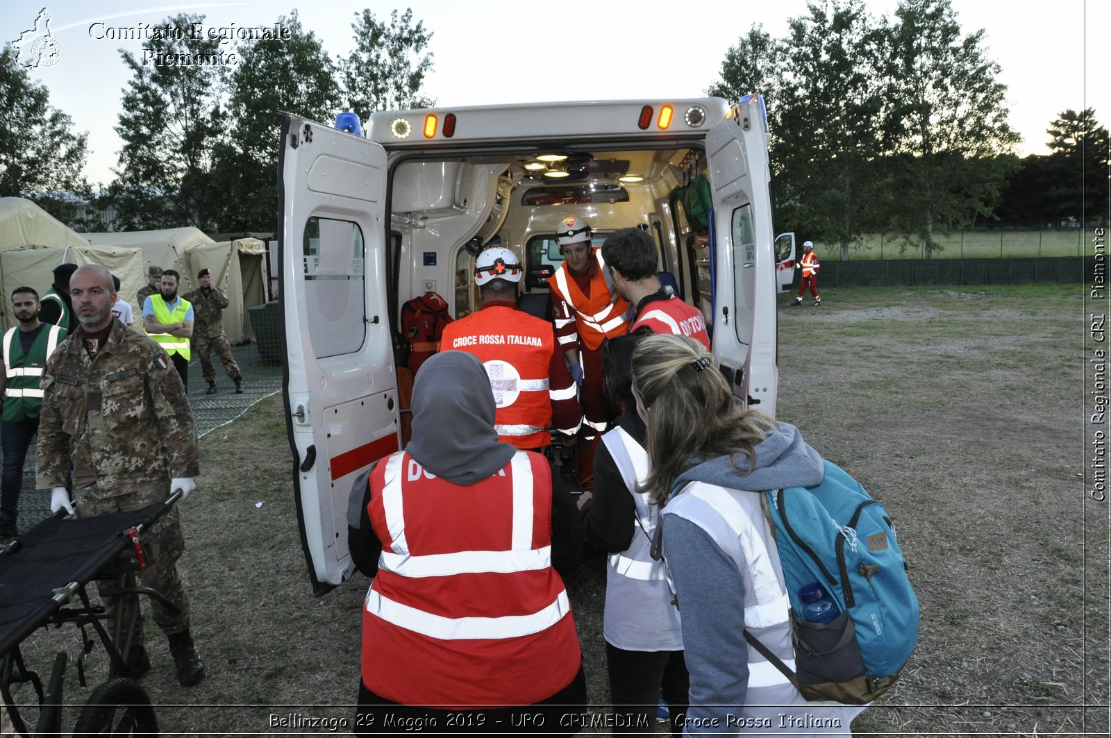 Bellinzago 29 Maggio 2019 - UPO  CRIMEDIM - Croce Rossa Italiana - Comitato Regionale del Piemonte