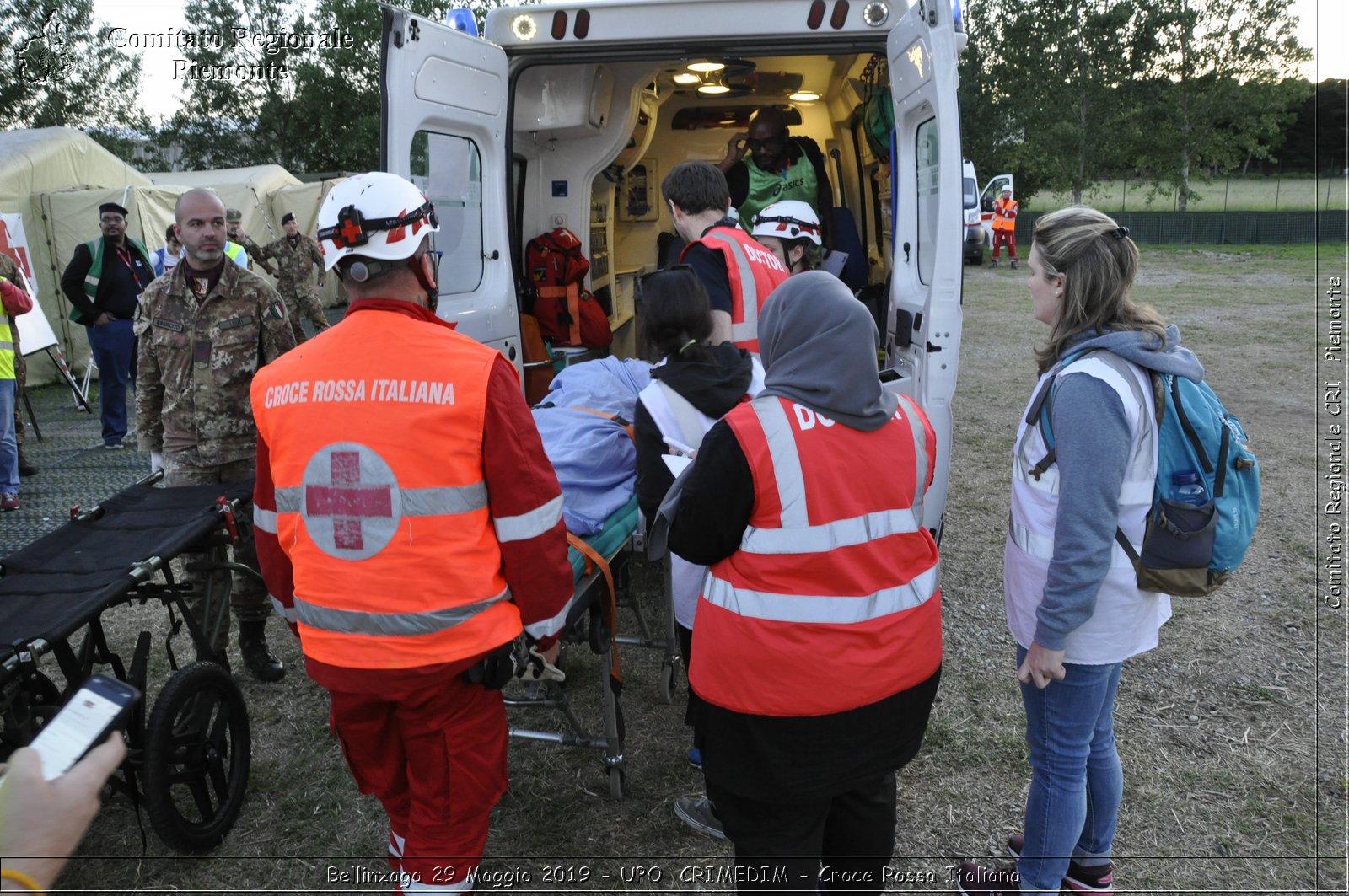 Bellinzago 29 Maggio 2019 - UPO  CRIMEDIM - Croce Rossa Italiana - Comitato Regionale del Piemonte