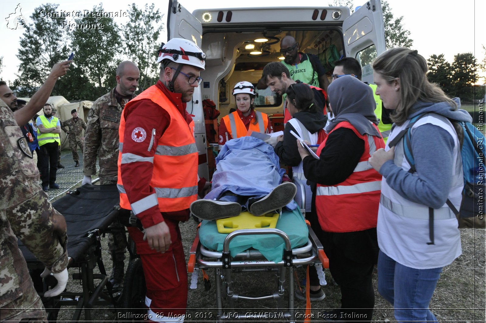 Bellinzago 29 Maggio 2019 - UPO  CRIMEDIM - Croce Rossa Italiana - Comitato Regionale del Piemonte