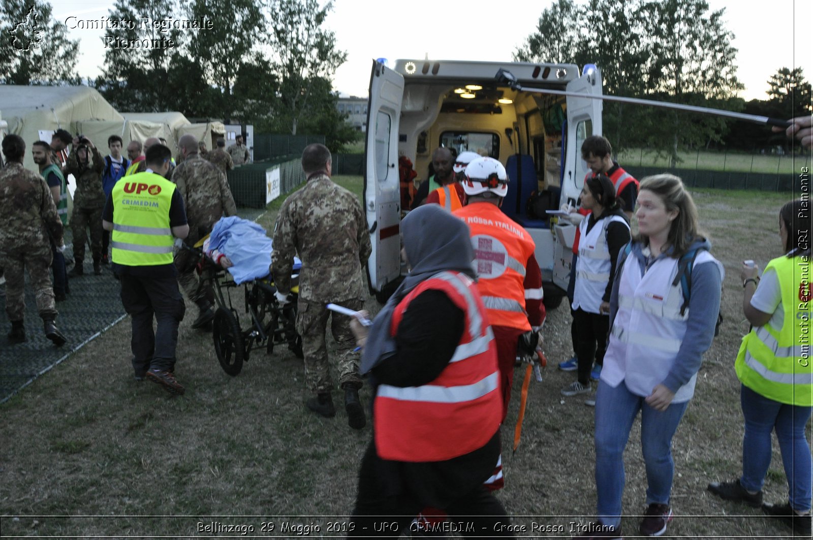 Bellinzago 29 Maggio 2019 - UPO  CRIMEDIM - Croce Rossa Italiana - Comitato Regionale del Piemonte