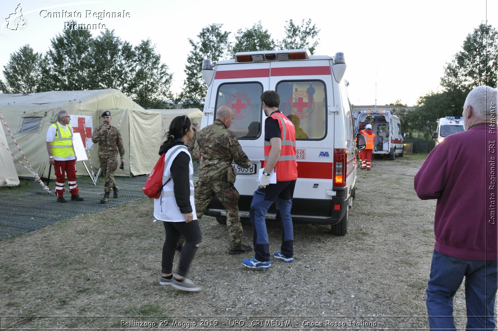 Bellinzago 29 Maggio 2019 - UPO  CRIMEDIM - Croce Rossa Italiana - Comitato Regionale del Piemonte