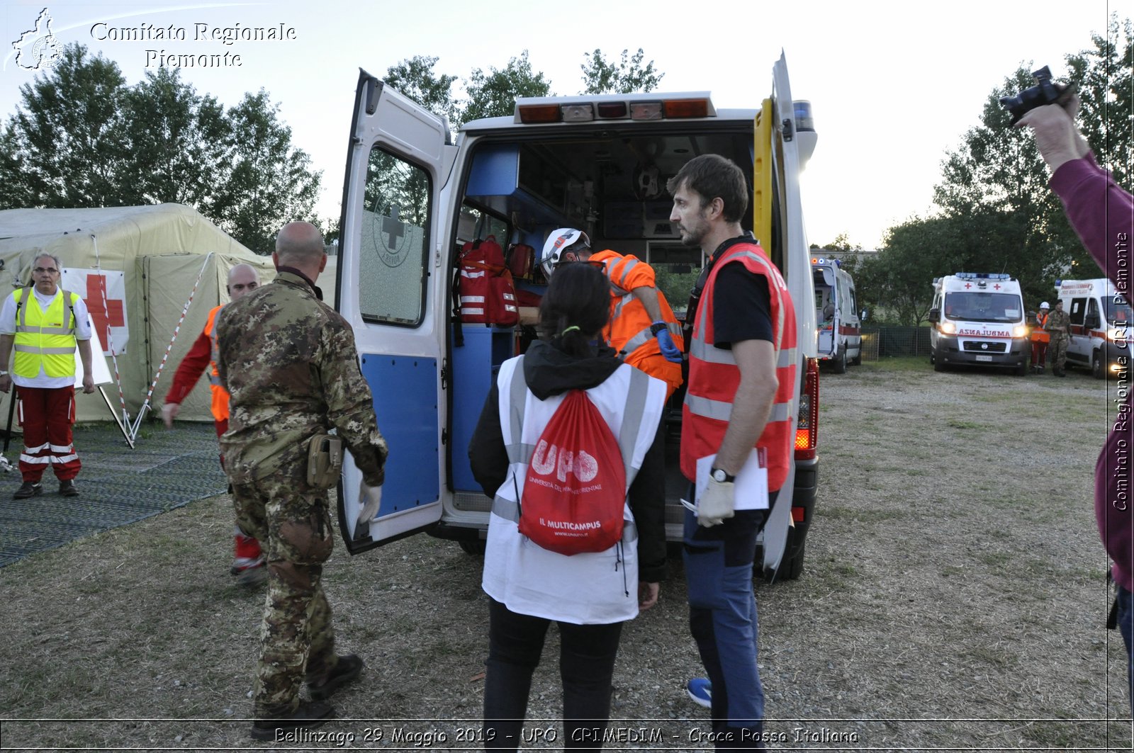 Bellinzago 29 Maggio 2019 - UPO  CRIMEDIM - Croce Rossa Italiana - Comitato Regionale del Piemonte