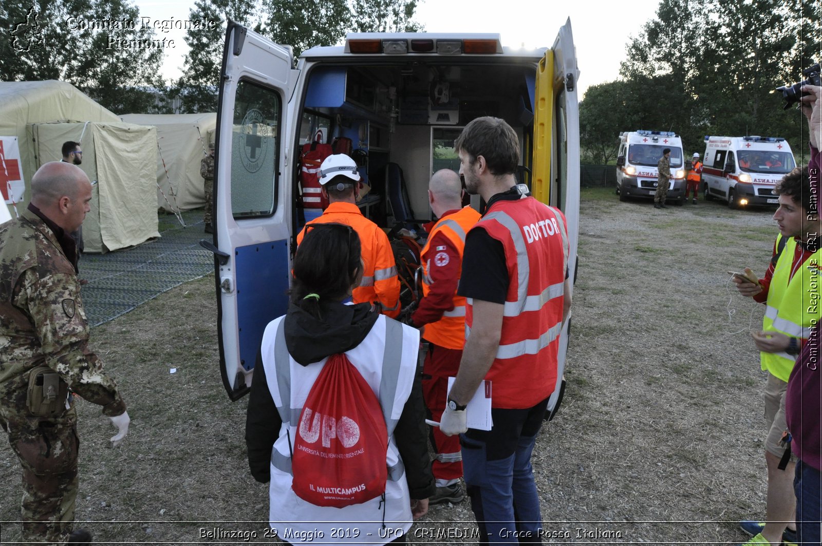 Bellinzago 29 Maggio 2019 - UPO  CRIMEDIM - Croce Rossa Italiana - Comitato Regionale del Piemonte