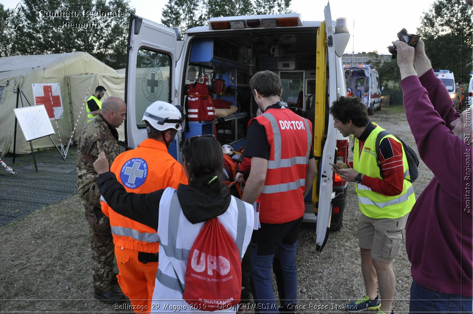 Bellinzago 29 Maggio 2019 - UPO  CRIMEDIM - Croce Rossa Italiana - Comitato Regionale del Piemonte