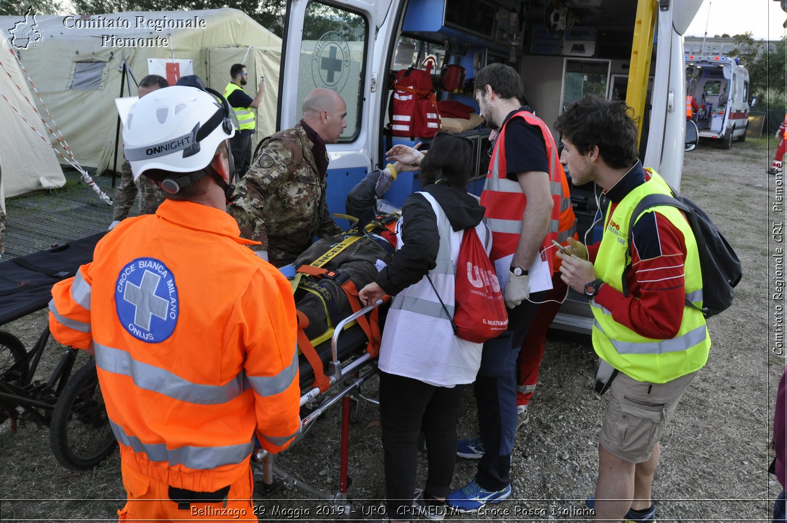 Bellinzago 29 Maggio 2019 - UPO  CRIMEDIM - Croce Rossa Italiana - Comitato Regionale del Piemonte