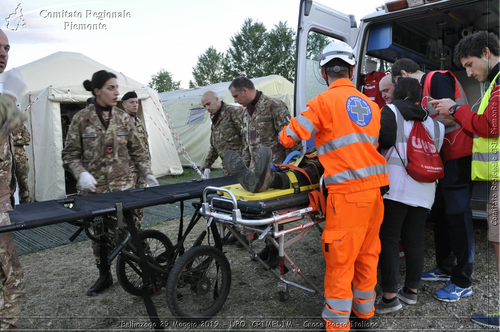 Bellinzago 29 Maggio 2019 - UPO  CRIMEDIM - Croce Rossa Italiana - Comitato Regionale del Piemonte