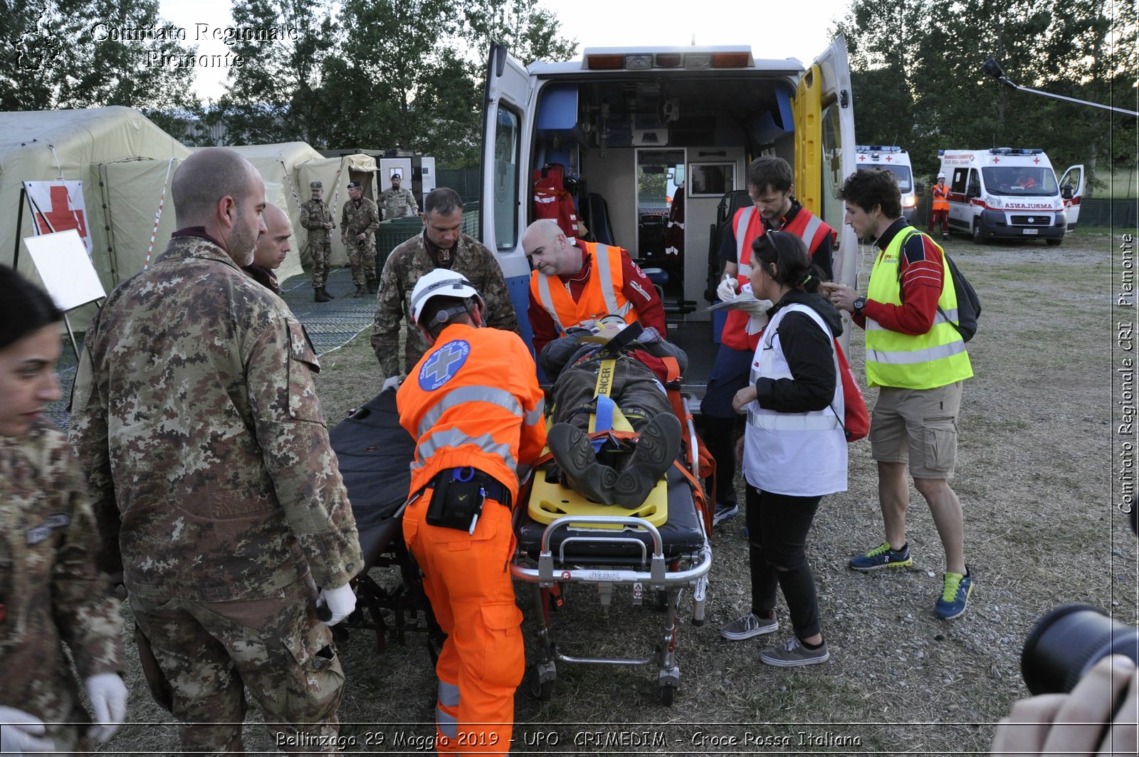 Bellinzago 29 Maggio 2019 - UPO  CRIMEDIM - Croce Rossa Italiana - Comitato Regionale del Piemonte