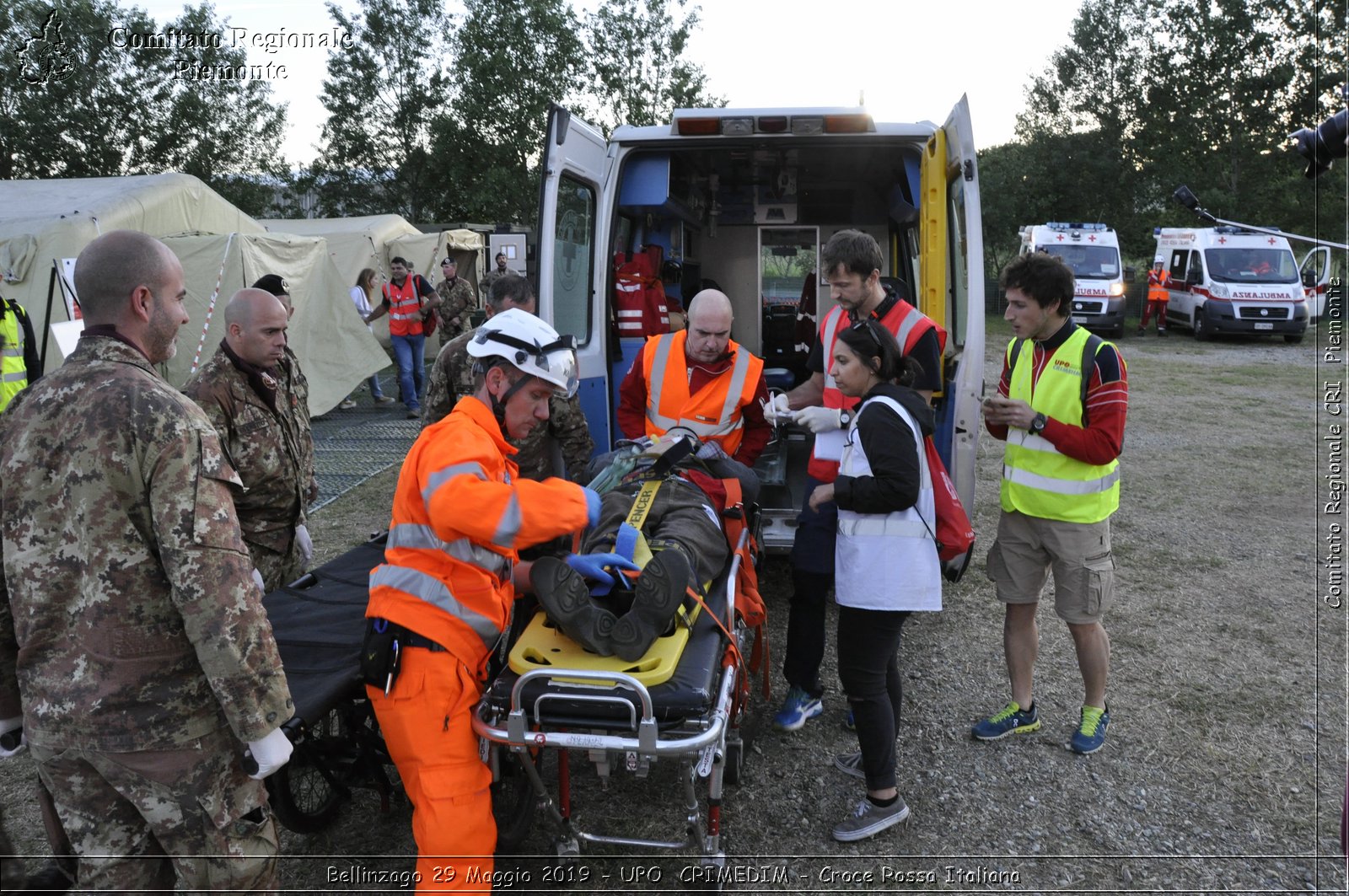 Bellinzago 29 Maggio 2019 - UPO  CRIMEDIM - Croce Rossa Italiana - Comitato Regionale del Piemonte