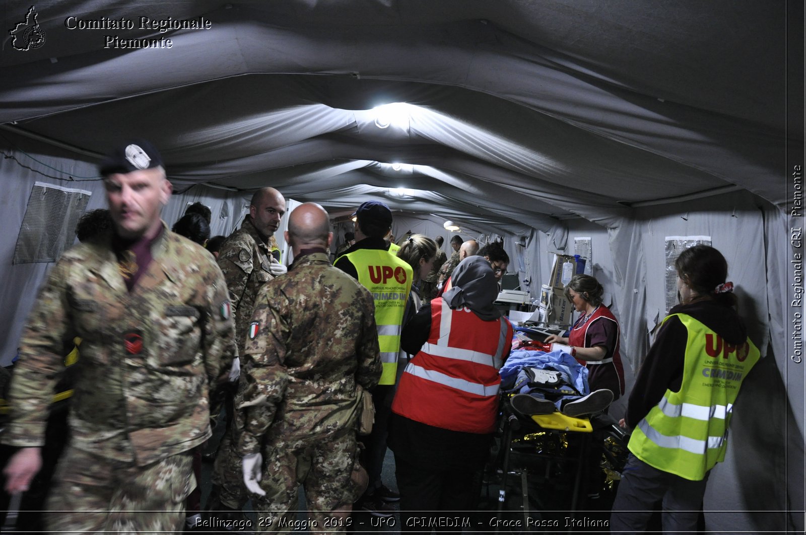 Bellinzago 29 Maggio 2019 - UPO  CRIMEDIM - Croce Rossa Italiana - Comitato Regionale del Piemonte