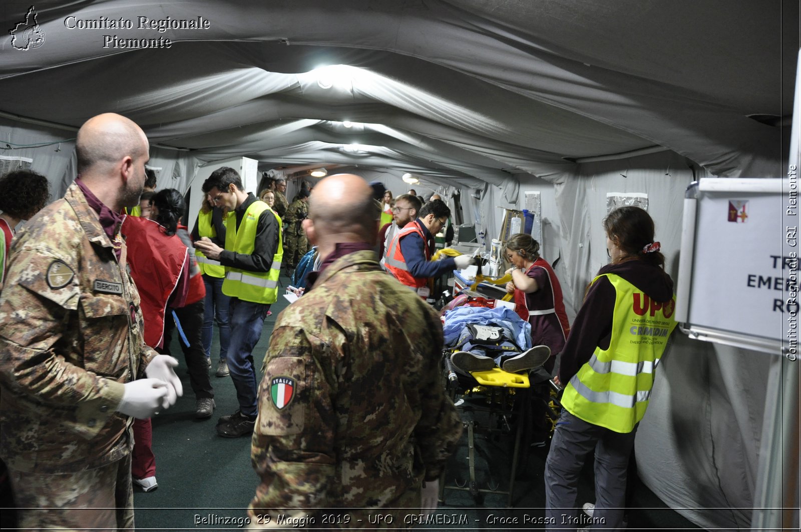 Bellinzago 29 Maggio 2019 - UPO  CRIMEDIM - Croce Rossa Italiana - Comitato Regionale del Piemonte