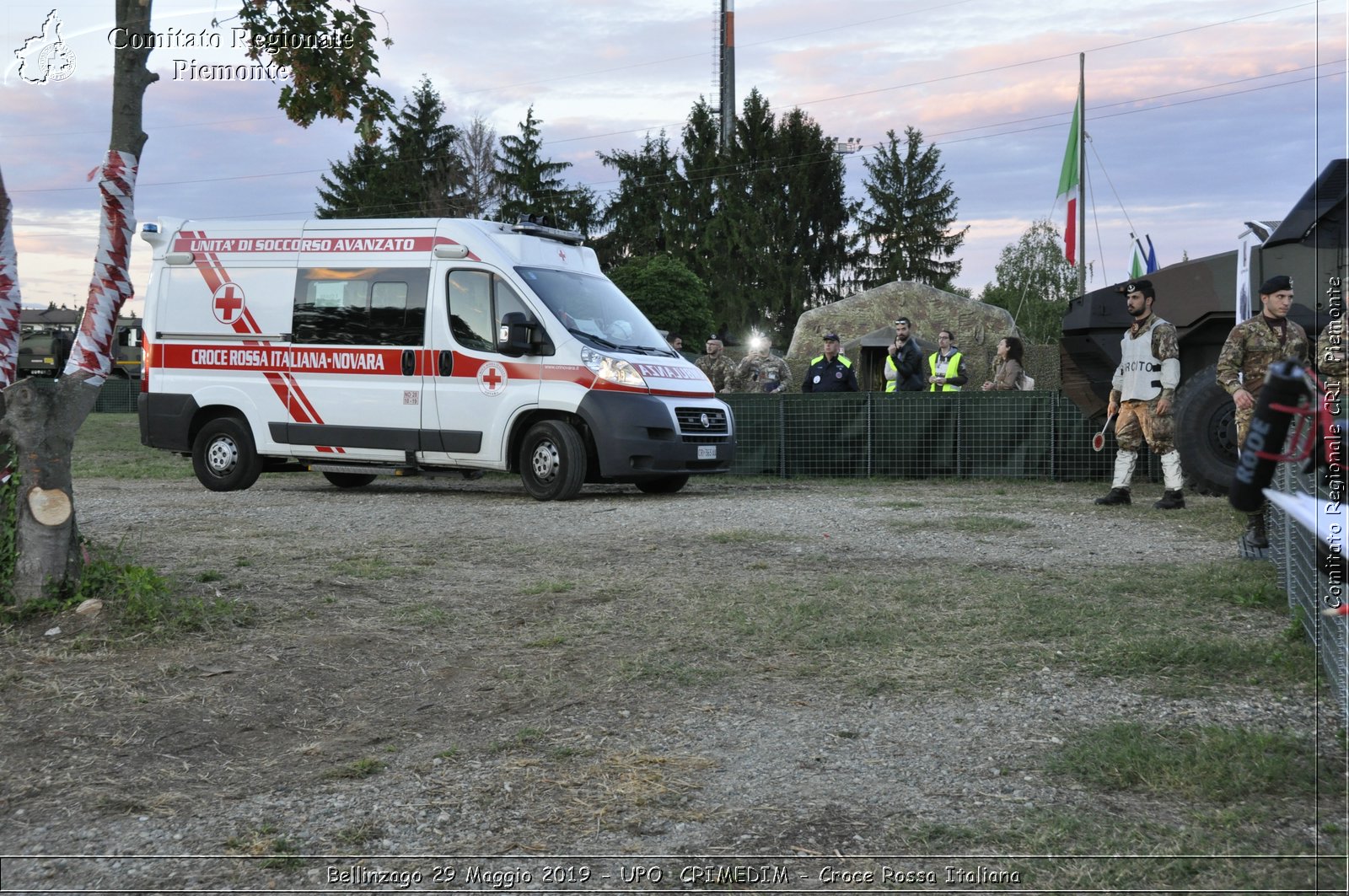 Bellinzago 29 Maggio 2019 - UPO  CRIMEDIM - Croce Rossa Italiana - Comitato Regionale del Piemonte